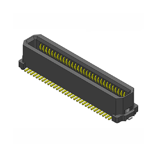  0.635MM浮动式 板对板连接器 母座 带柱 对插合高5.83MM
