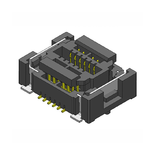 肃宁0.8MM浮动式 板对板连接器 母座  带柱 对插合高6.0mm