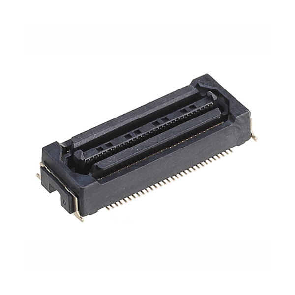  0.635MM浮动式 板对板连接器 公座 带柱 对插合高5.83MM