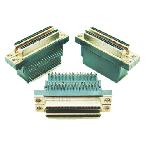 0.8mm 136P SCSI 母座 双胞  90°  焊接式