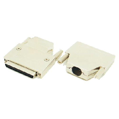 广东0.8mm系列屏蔽后壳套件 68P 电缆插头连接器 焊接式